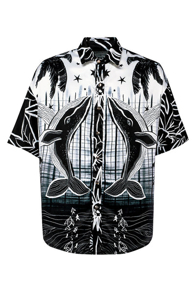 Camisa Manga corta Unisex / Ilustración Mar y Manglar