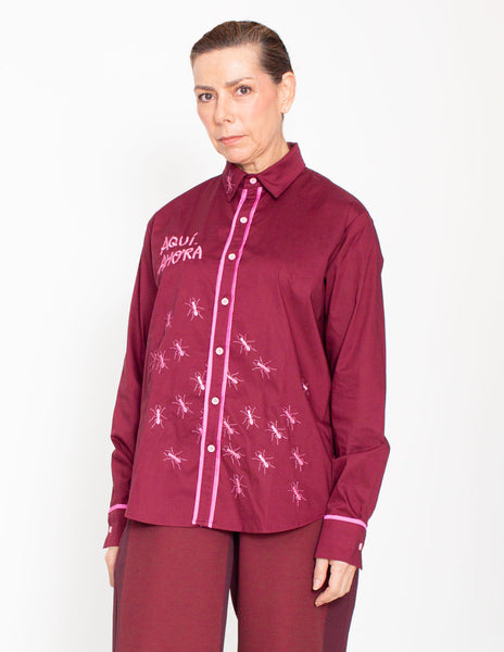 Camisa Manga Larga Unisex / Aquí. Ahora.