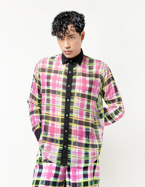 Camisa Manga Larga Unisex / Fase Neón