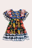 Mini Vestido / Estampado Precolombino / Infantil